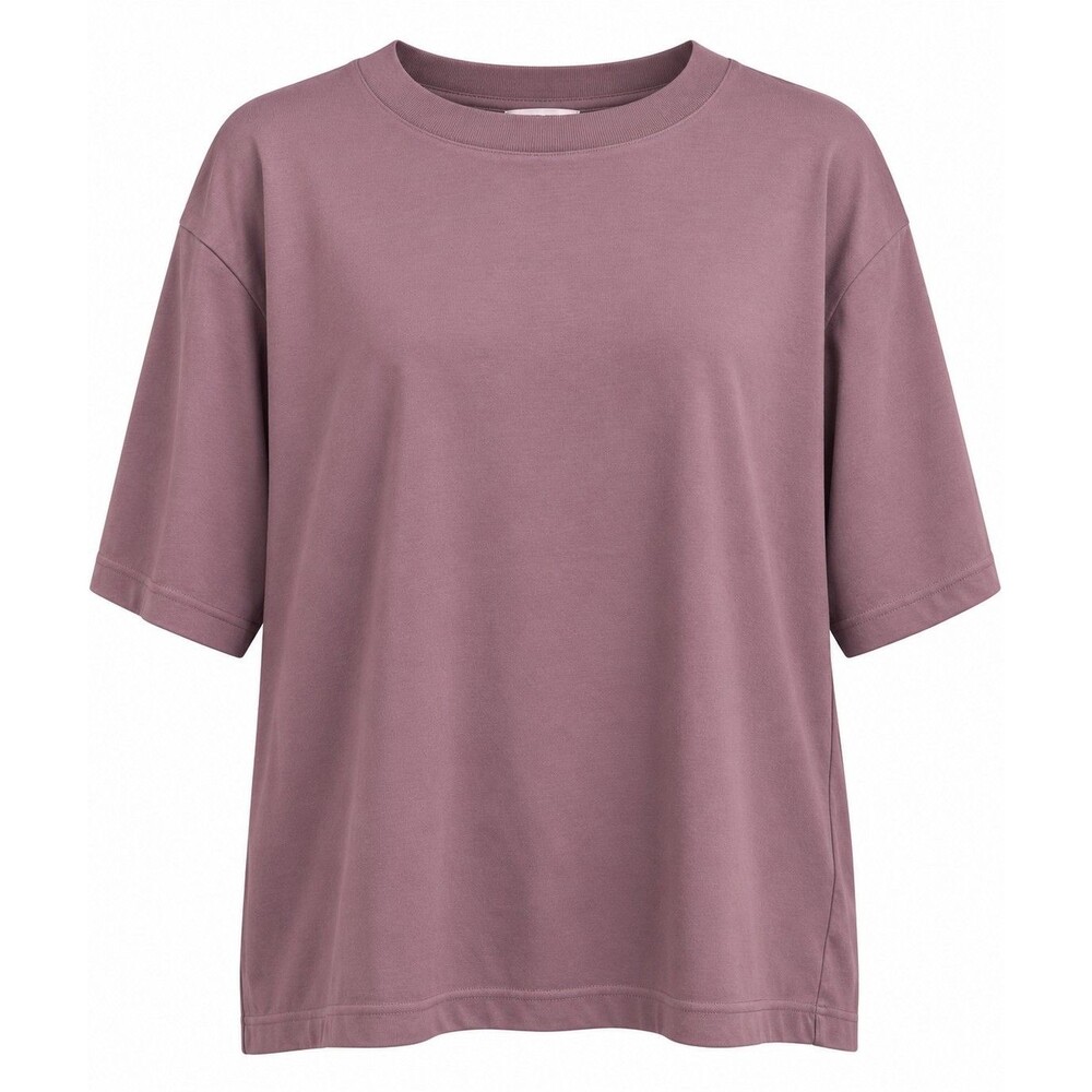 Minimalist Plum Heavyweight Boxy Tee Uniqlo Men’s Large Short Sleeve T-Shirt